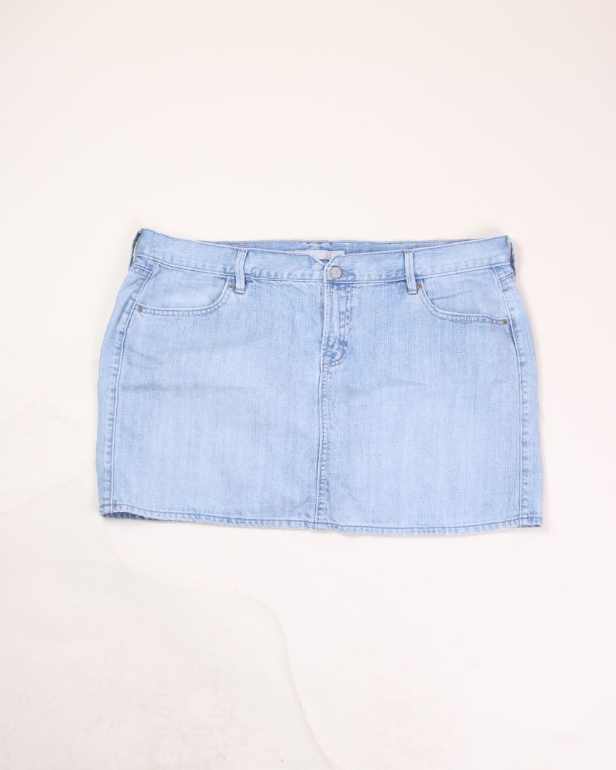 Lightwash Old Navy Y2K Mini Skirt, 16