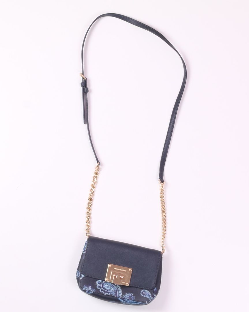 Blue Paisley Michael Kors Crossbody Bag
