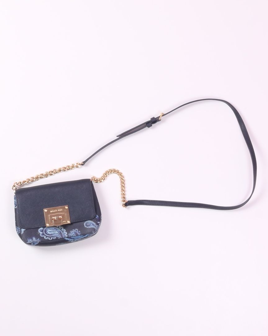 Blue Paisley Michael Kors Crossbody Bag