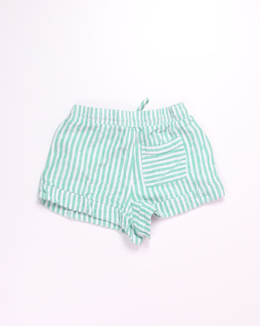 Gren/White Universal Thread Linen Shorts, XS