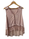 POL  Ruffled Lace Tanks