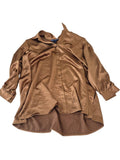 Susan Graver Style Button-Down Blouse Long Sleeves