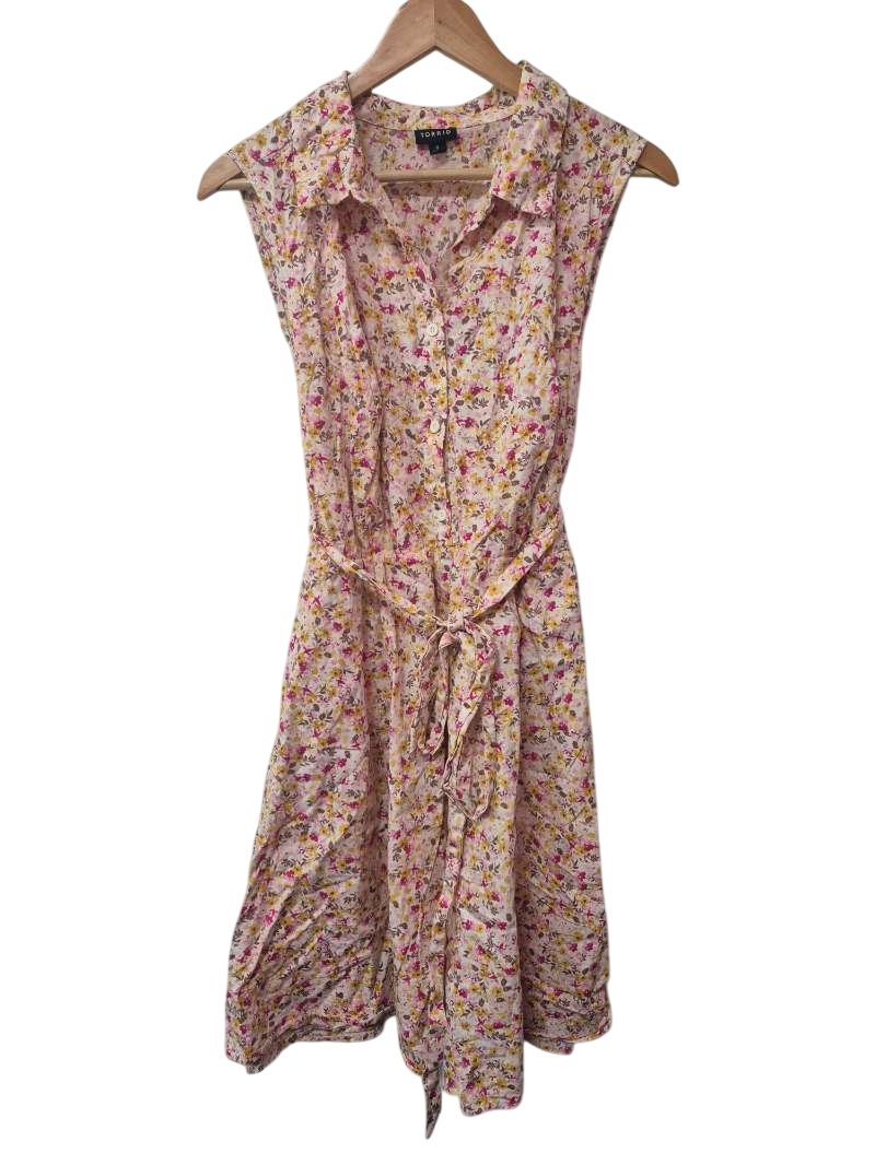 Torrid Sleeveless Floral Dress Dresses