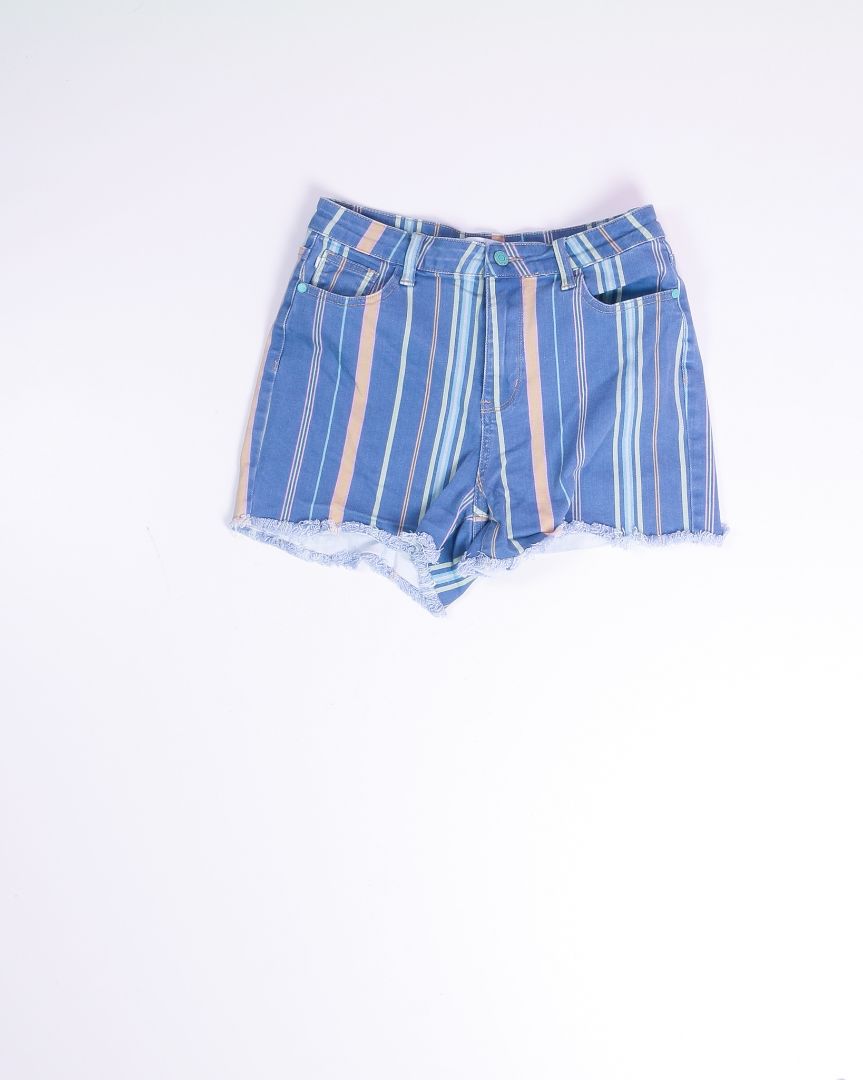 Blue Judy Blue High Rise Shorts, L