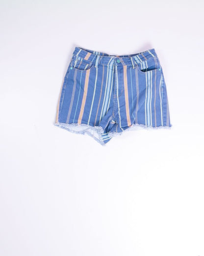 Blue Judy Blue High Rise Shorts, L