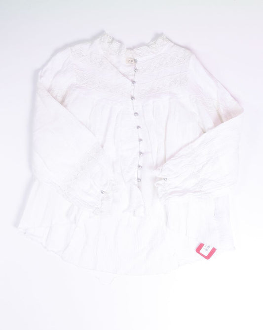 White POL Peasant Top, S