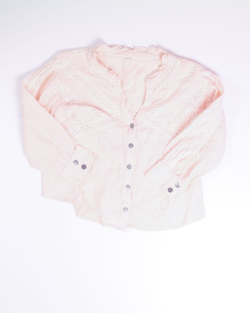 Pink POL Blouse, S