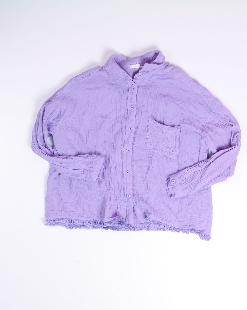 Purple EE:some Button Down, S