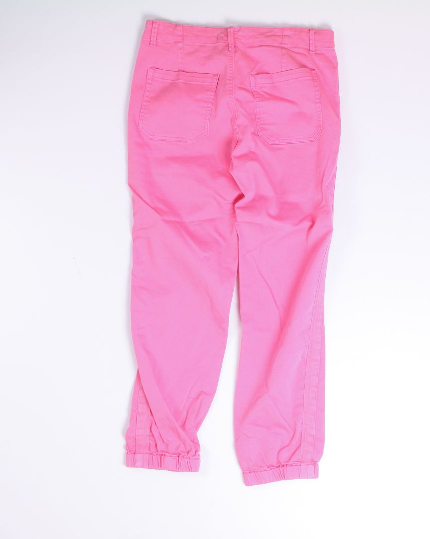 Pink Risen Jeans Wide Leg Pants, 8