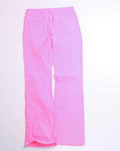 Pink Freckled Poppy Flared Pants, 9