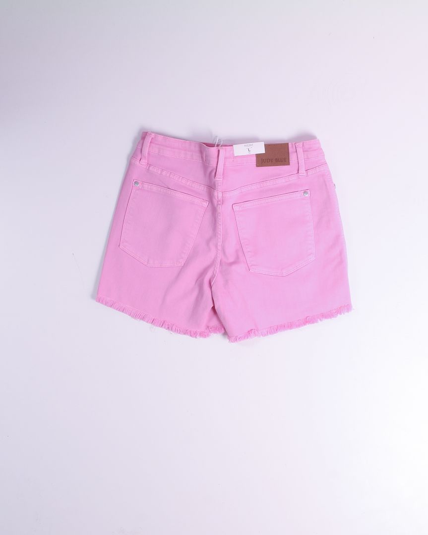 Pink Judy Blue High Rise Shorts, L