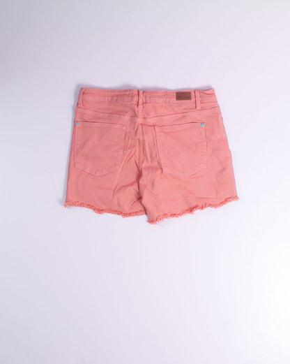 Orange Judy Blue High Rise Shorts, XL