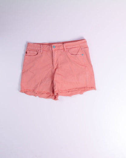 Orange Judy Blue High Rise Shorts, XL