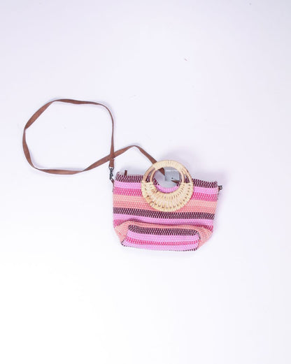 Pink/Orange Falls Creek Crossbody Purse