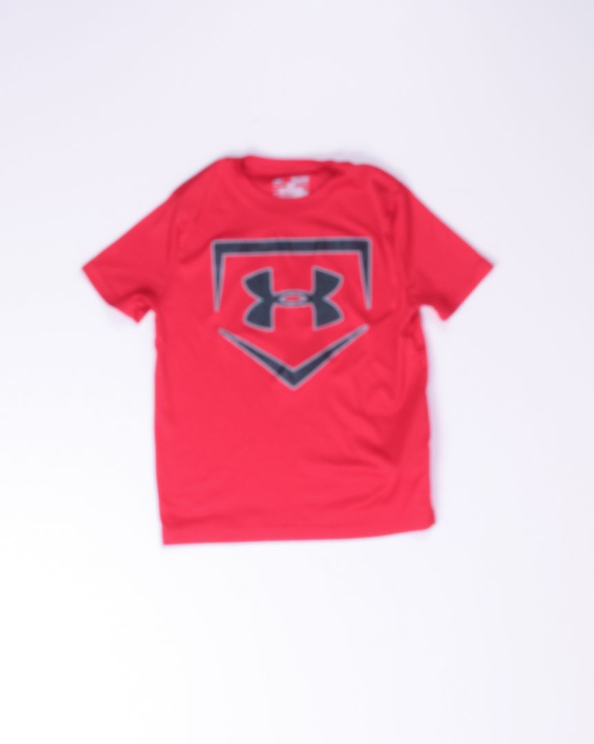 Red Under Armour Athletic Tee, S