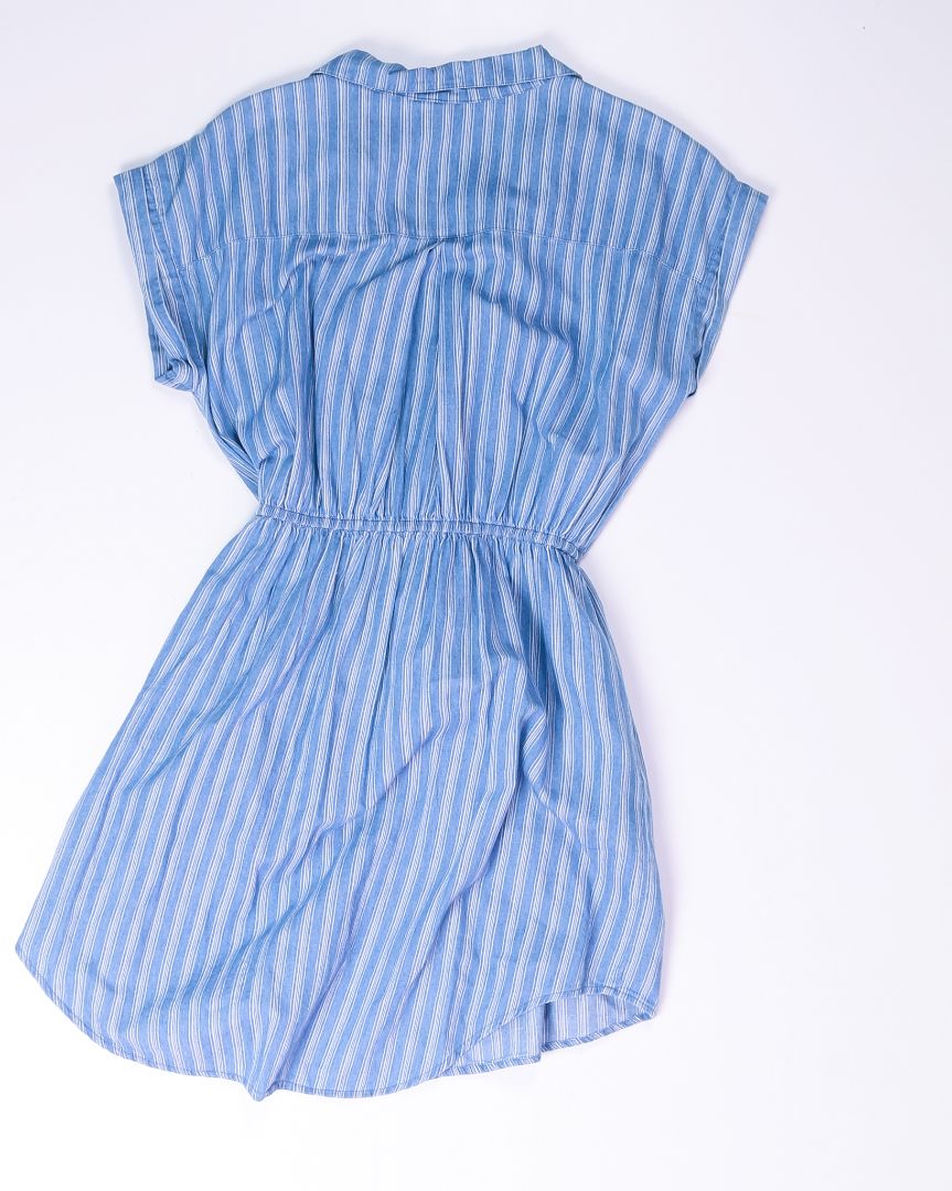 Blue Japna Button Up Dress, M