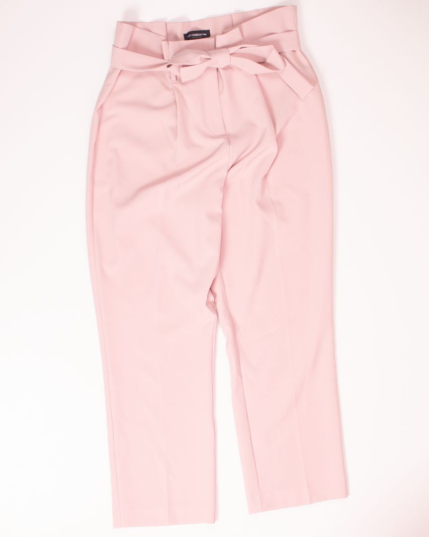 Pink Liz Claiborne Paperbag Pants, 8