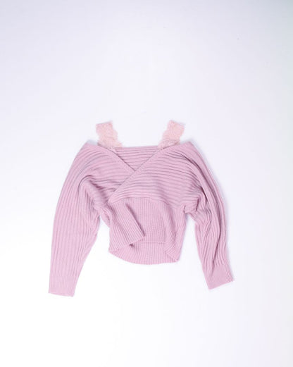 Pink Shein Cropped Sweater, XL