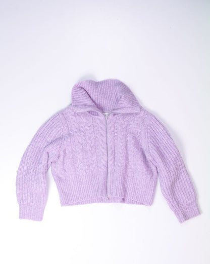 Purple Universal Thread Zip Up Sweater, XXL