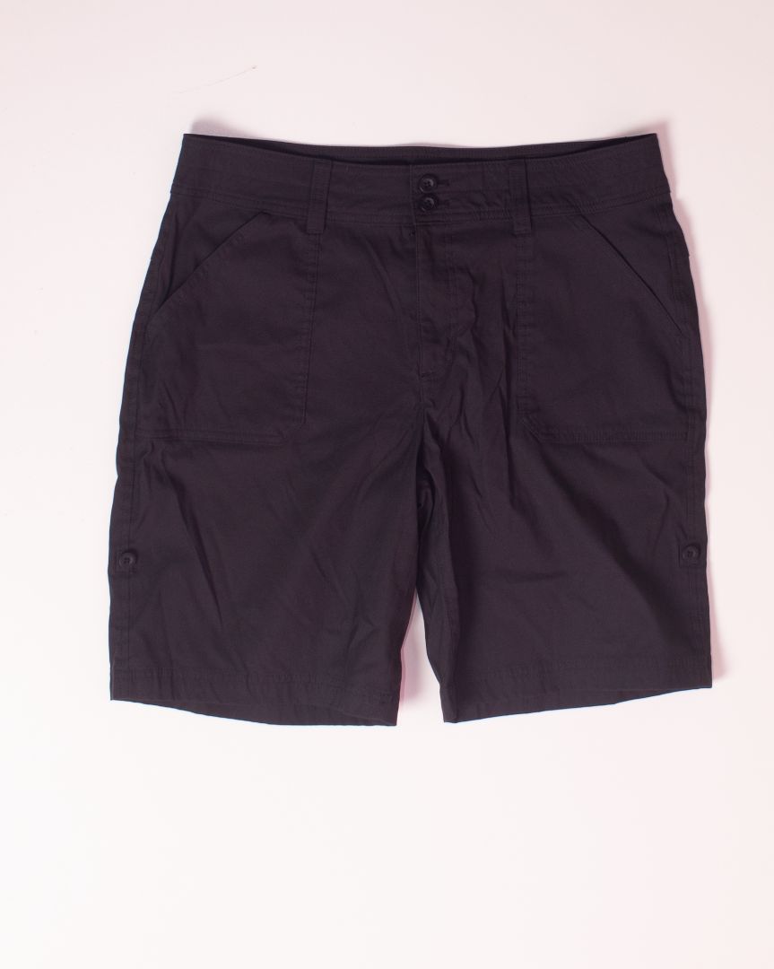 Black Eddie Bauer Midi Shorts, 10