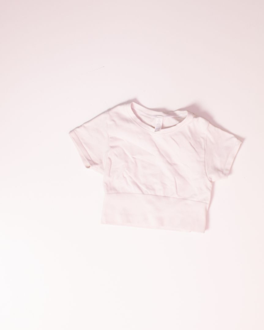 White Offline by Aerie Fitted Tee, XS