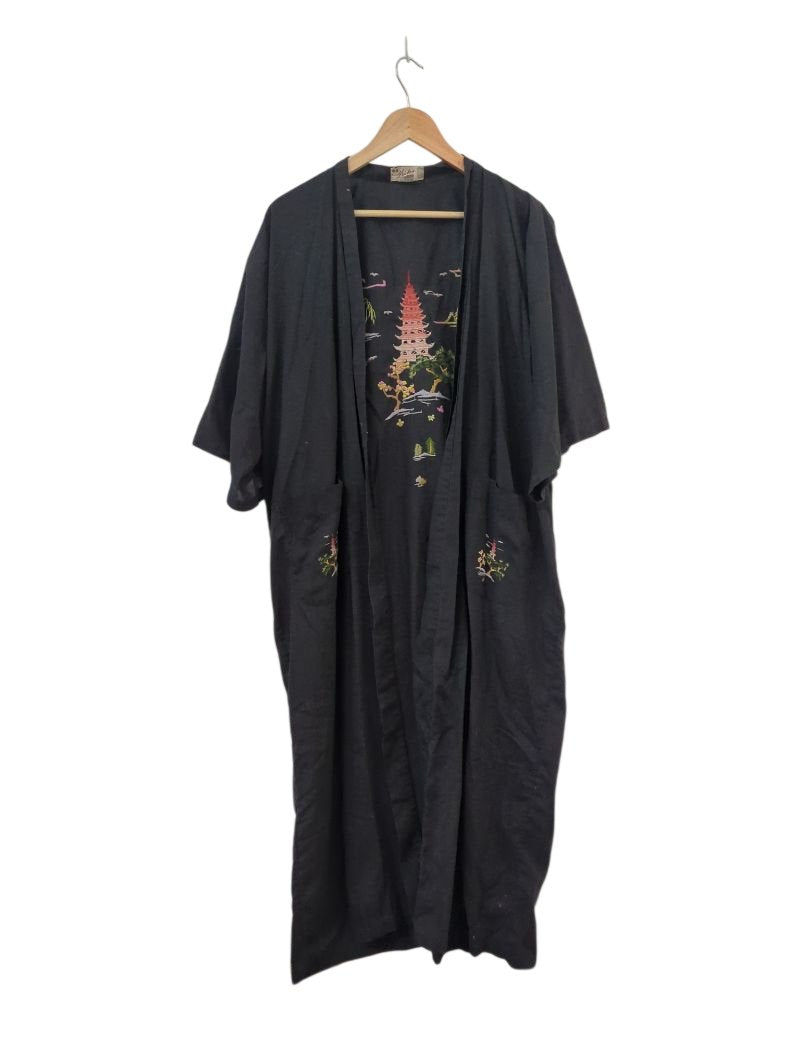 Health Embroidered Kimono Vintage