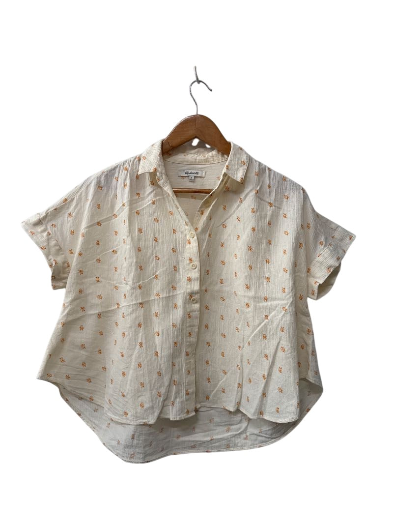 Madewell Button-Up Blouse Short Sleeves