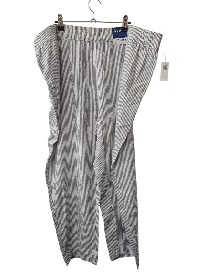 Old Navy Striped Straight Leg Pants