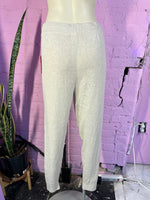 Tan H&M Drawstring Soft Pants, M