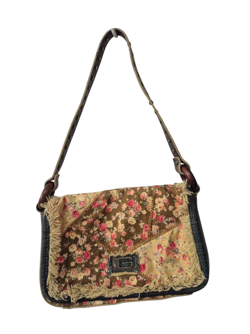 Guess Fringe Patchwork Handbags