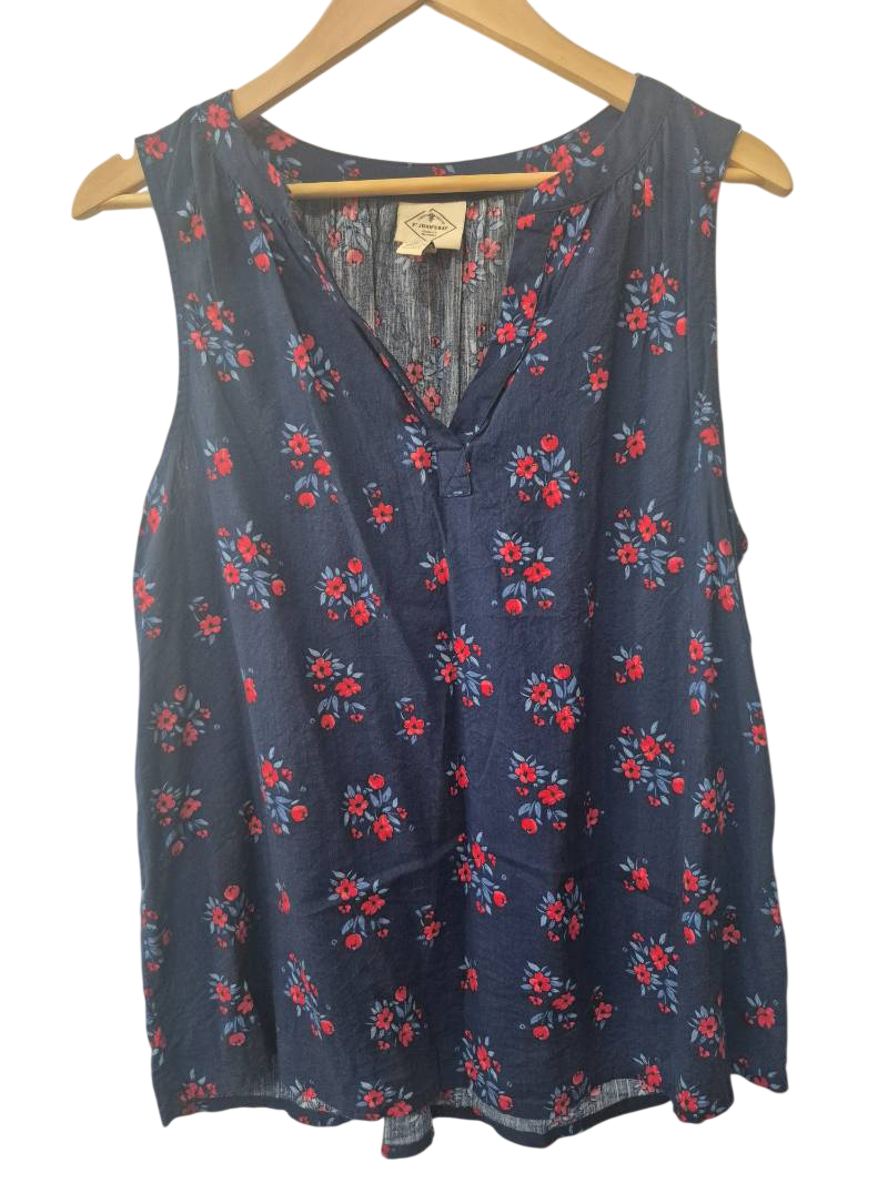 St John’s Bay Floral V-Neck Tanks
