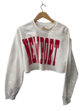 Social Culture Cropped Crewneck Long Sleeves