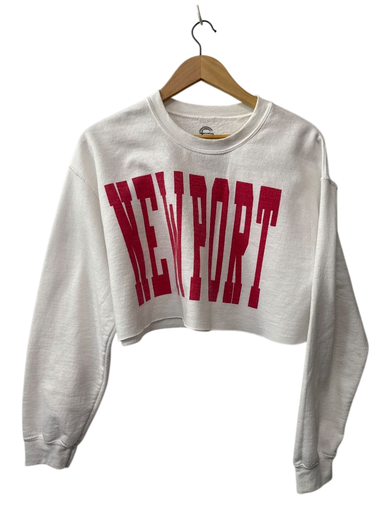 Social Culture Cropped Crewneck Long Sleeves