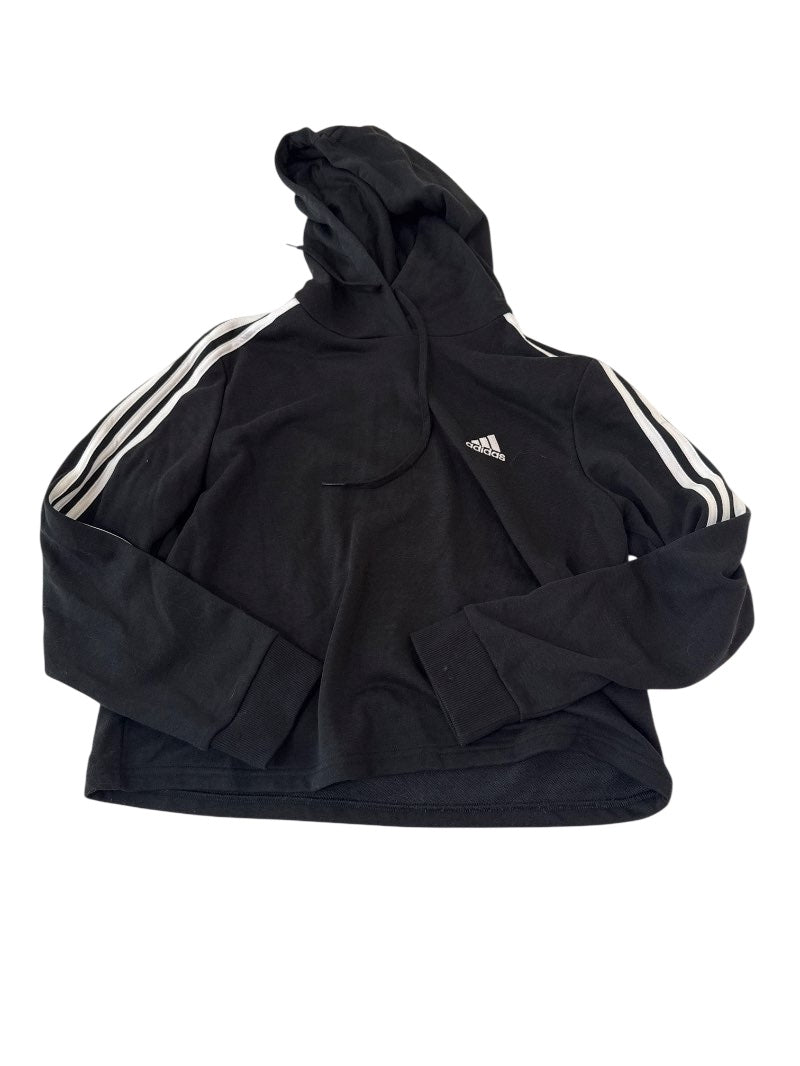 Adidas Striped Sleeve Hoodie Long Sleeves