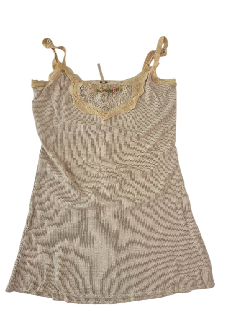 Free People Lace Trim Tanks