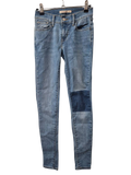 Levi’s Patchwork Skinny Jeans