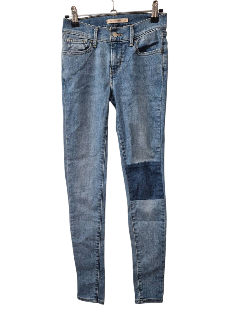 Levi’s Patchwork Skinny Jeans