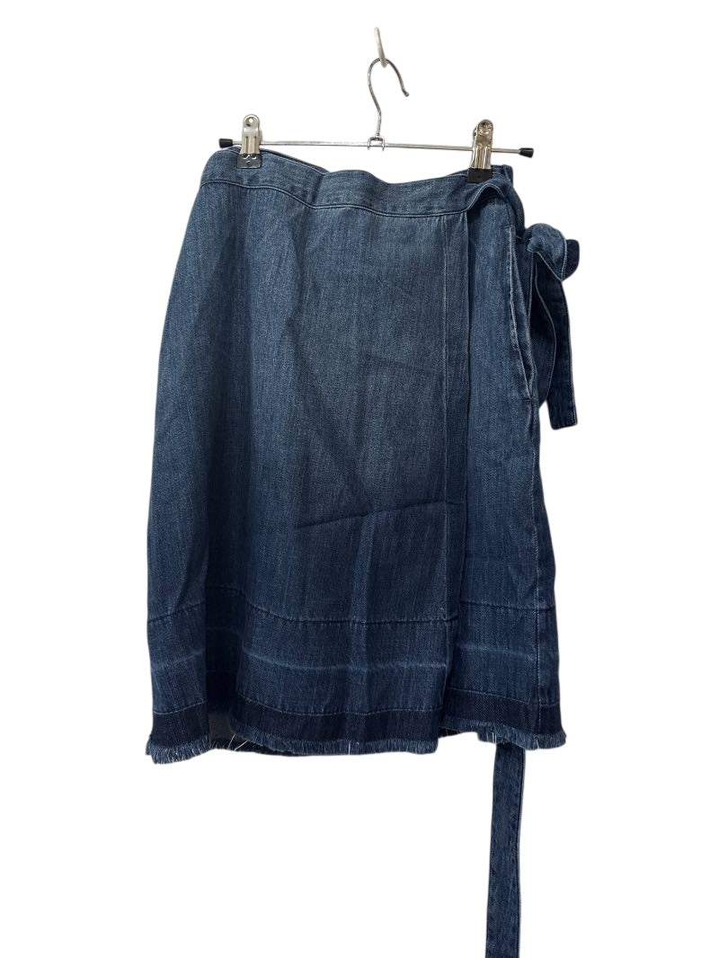 Cloth & Stone Denim Wrap Skirt