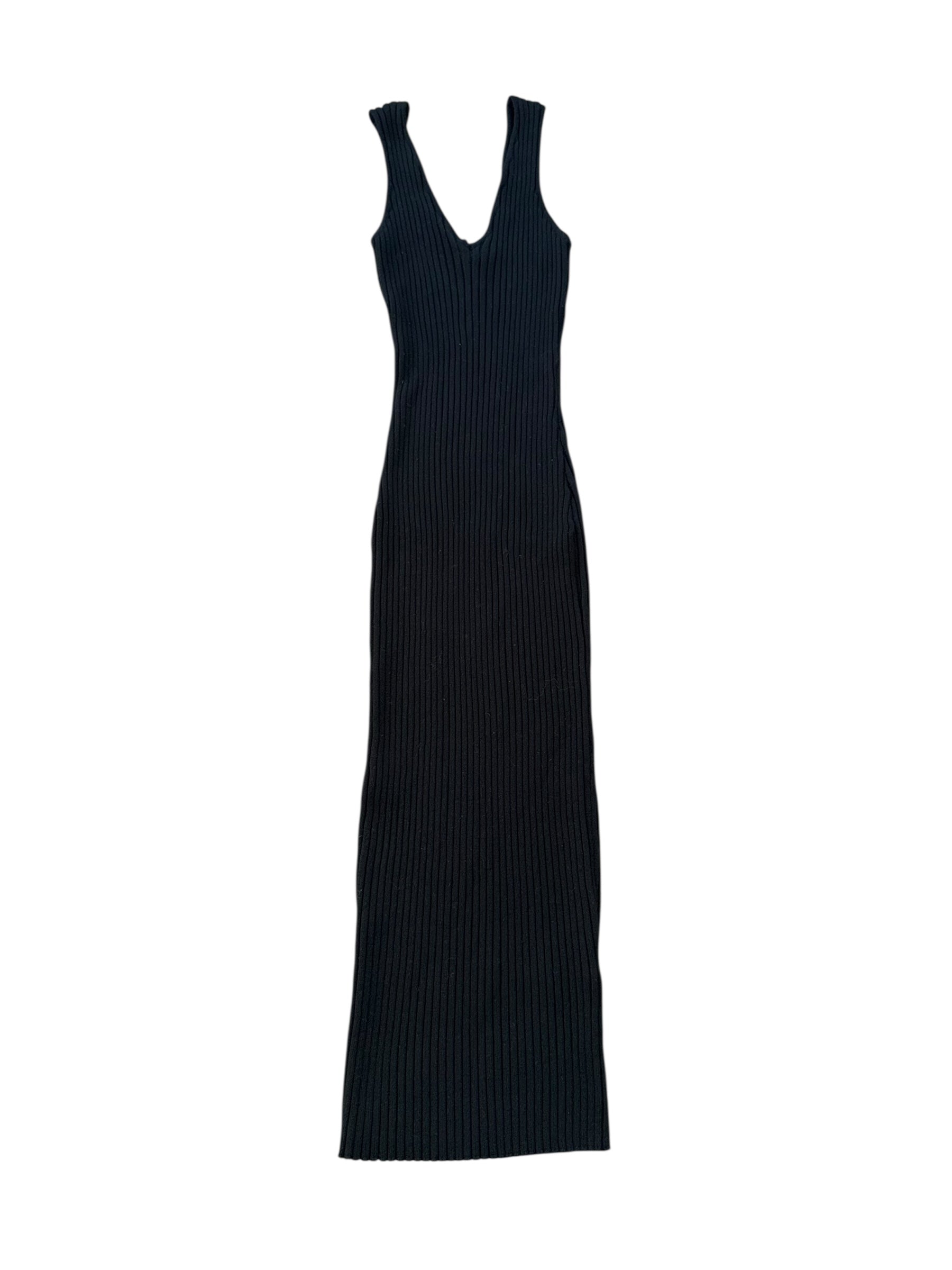 Black Windsor Knit Dress, L