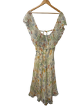 Floral Midi Dress Vintage