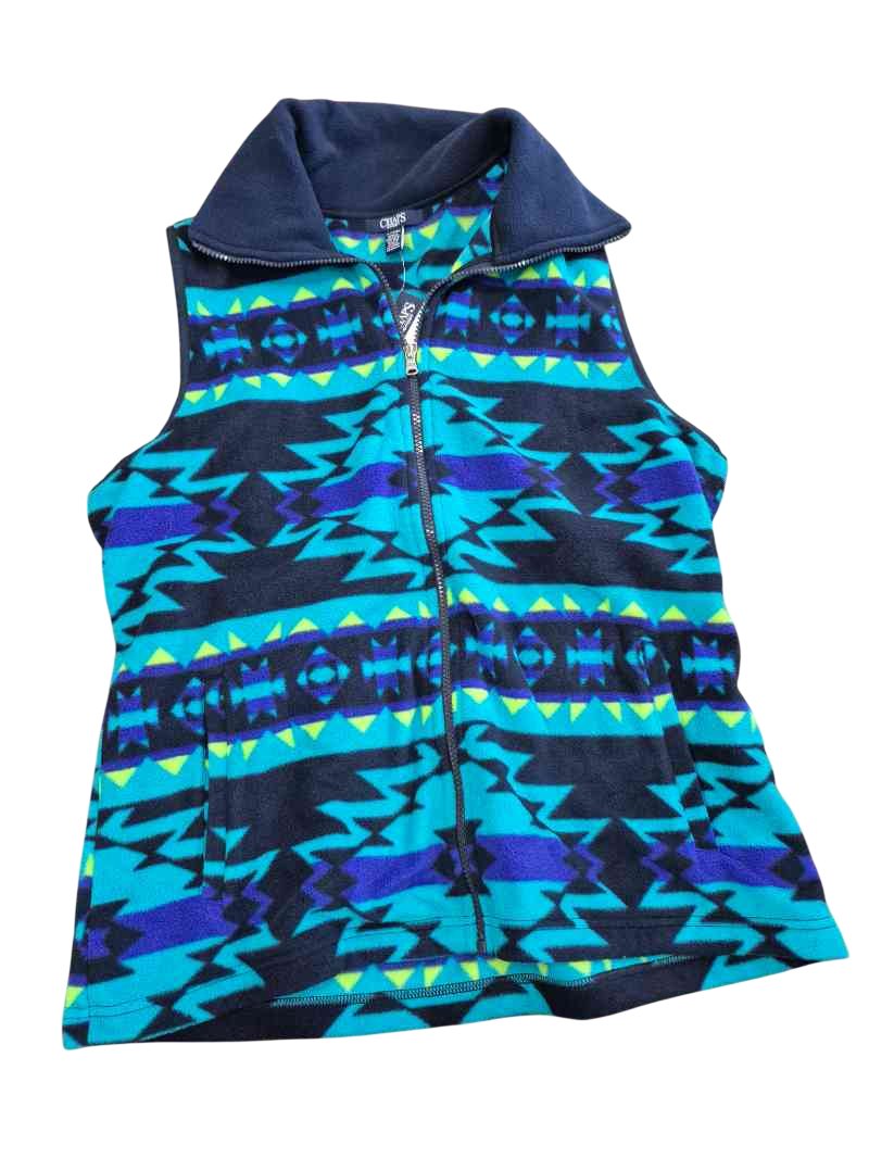 Chaps Sleeveless Fleece Vest Outerwear