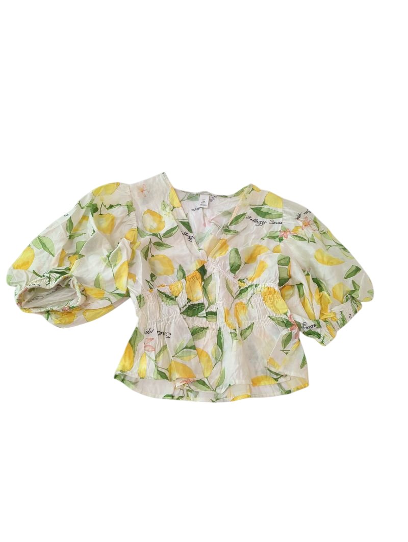 H&M Puff Sleeve Blouse Short Sleeves