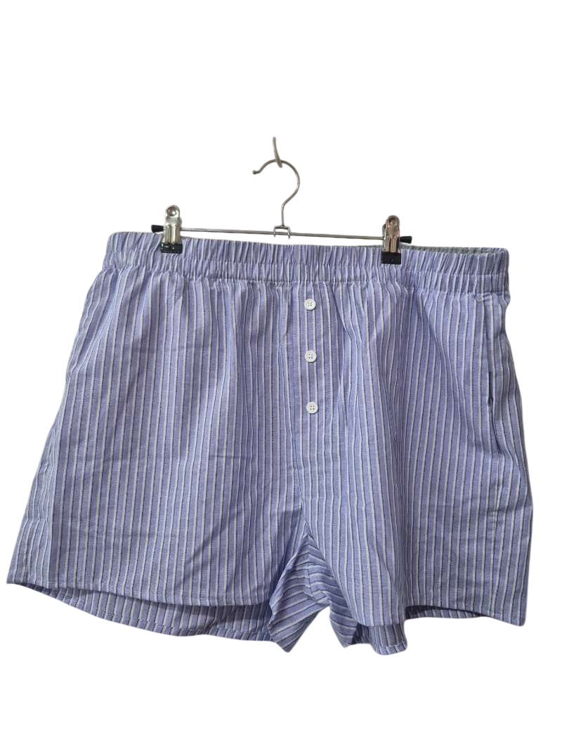 No Boundaries Striped Elastic-Waist Shorts