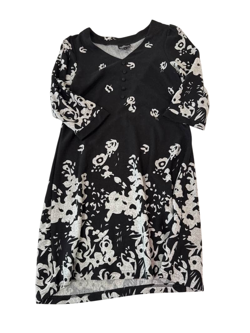 Angie Floral V-Neck Dresses