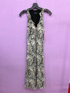 Black Floral Tessuto Shift Dress, XS