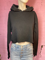 Black Wild Fable Cropped Hoodie, M
