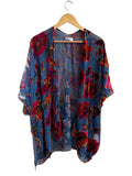 L.A Soul Floral Kimono Short Sleeves