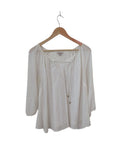Roz&Ali Peasant Blouse Long Sleeves