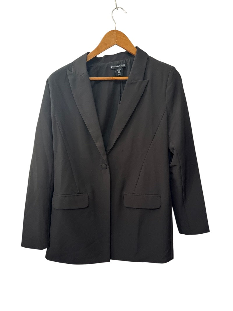 Sincerely Jules Single Button Blazer Long Sleeves