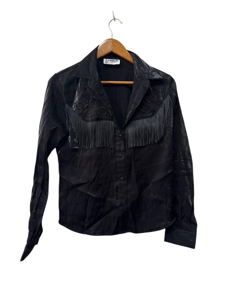 Banjo Fringe Western Shirt Vintage